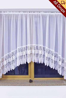 Charlotte Jardiniere Macrame Voile Curtains - Small