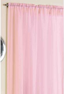 Orlando Pink Voile Panel - Small