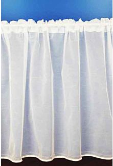 Eva White Cafe net curtains - Small