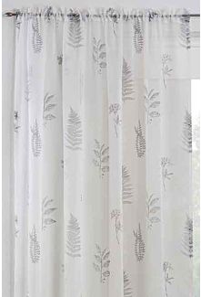 Fern Grey Voile Panel - Small