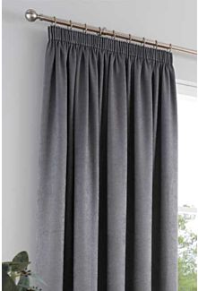 Gateley Charcoal Curtains - Small