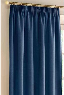 Haverhill Navy Curtains - Small