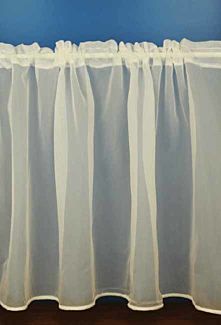 Macey Cream Voile Cafe net curtains small