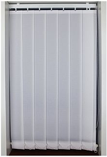 Mosaic White Vertical Blinds - Small