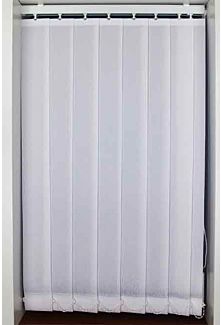 Peony white vertical blinds - small