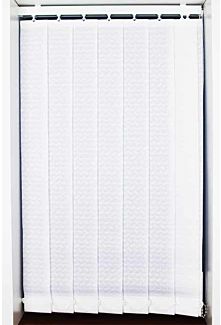 Snow Drop White Vertical Blinds - Small