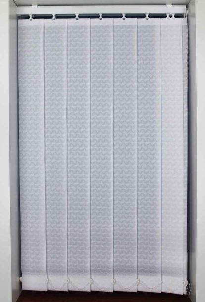 Snow Drop White Vertical Blinds