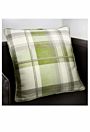 Hilton Green Eyelet Curtains - Cushion
