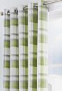 Hilton Green Eyelet Curtains 