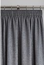 Gateley Charcoal Curtains - Tape