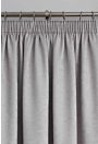 Gateley Silver Curtains - Tape