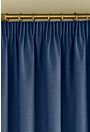 Haverhill Navy Curtains - close up