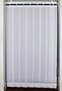 Peony white vertical blinds