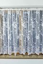 Rose White Floral Net Curtains lifestyle