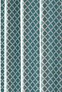 Stamford Teal Eyelet Curtains - Fabric