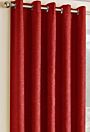 Conway Red Eyelet Curtains