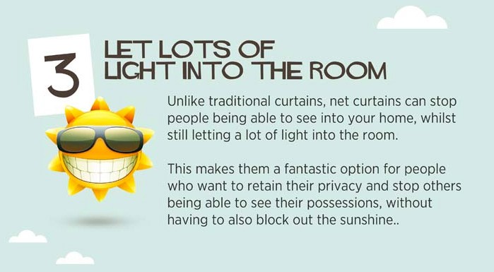 Lets lots of Light into room